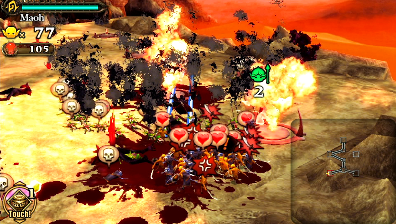 Illustration for article titled New Screens for Army Corps of Hell Show Off Elemental Attacks and Giant Insect Bosses on PlayStation Vita